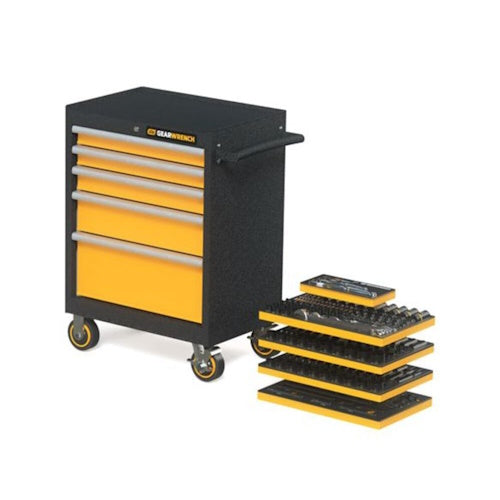 Gearwrench 247 Piece MEGAMOD Mechanics Tool Set in Modular Foam Trays with Storage Unit - MEGAMOD247