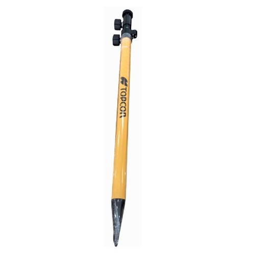 Topcon Aluminum Prism Pole with Knob Lock, 2.7-5.1ft - 1041068-01