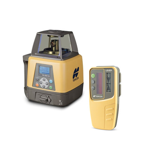  Topcon Rotary Laser Level RL-200 1S Rechargeable with LS-80X Receiver - 314910722 - Titan Tools Direct