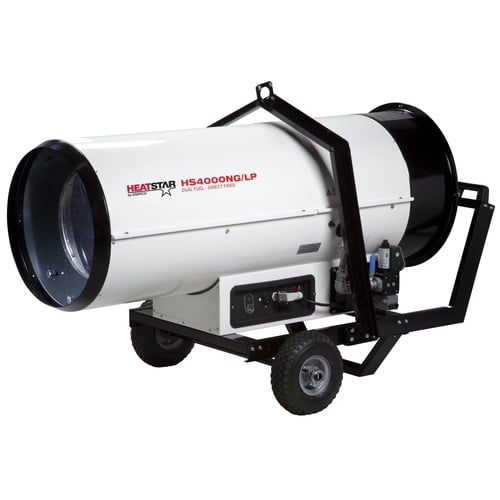 HeatStar HS4000NG/LP 400,000 BTU Direct Fired Industrial Series (Dual Fuel) - F151200