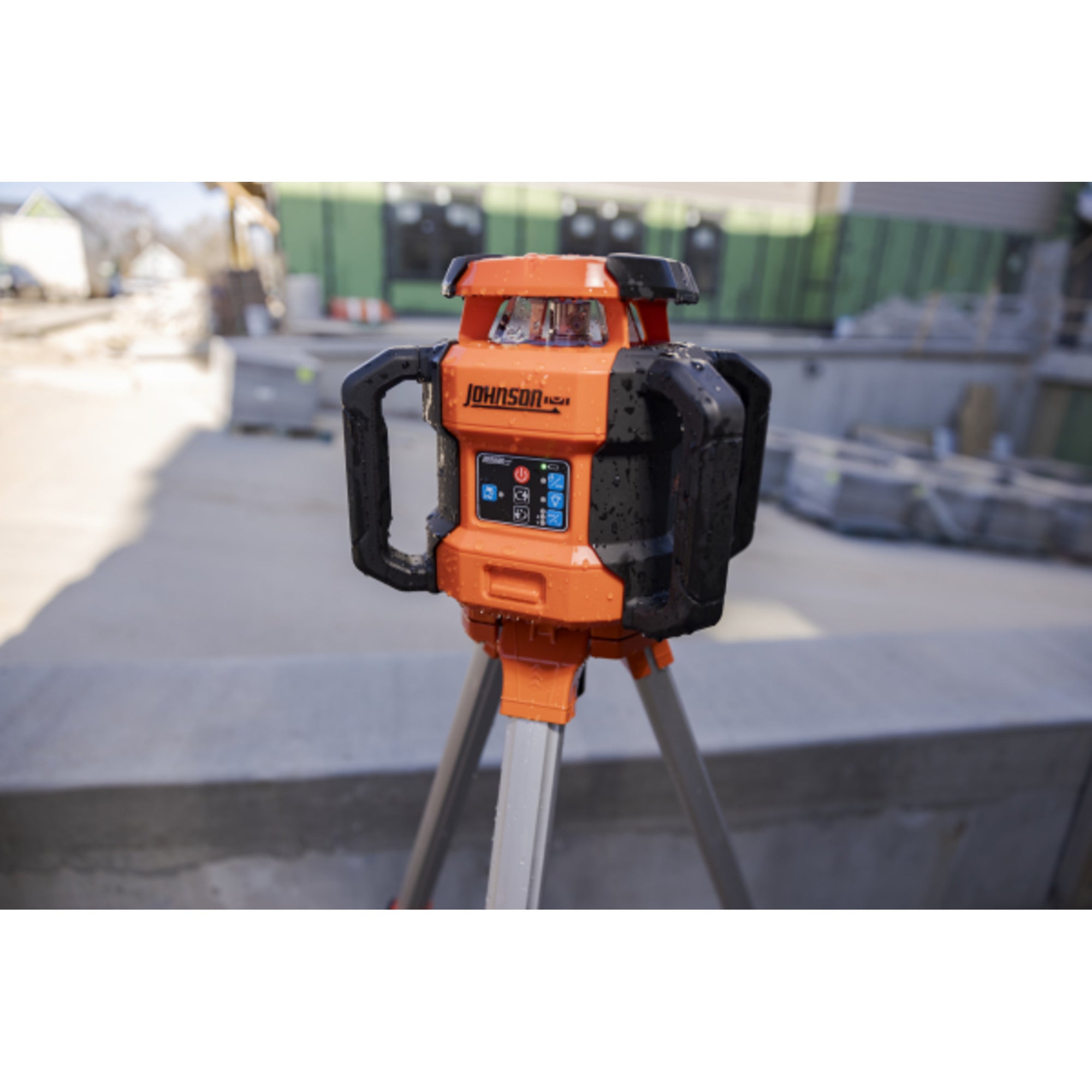 Johnson Level GreenBrite Dual Slope Rotary Laser Kit - JRT300-GNHV-K ...