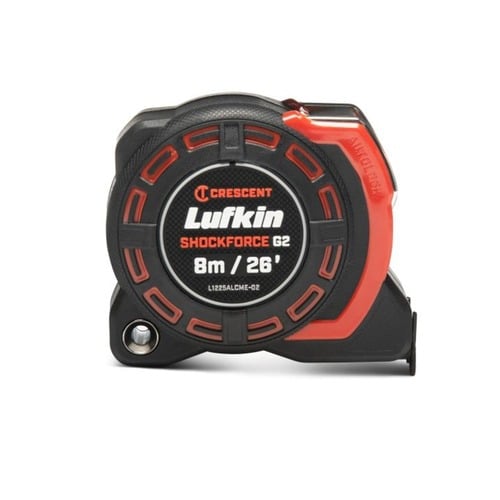  Lufkin 1-1/4" x 8m/26' SHOCKFORCE G2 Auto-Lock Tape Measure - L1225ALCME-02 L1225ALCME-02 Titan Tools Direct
