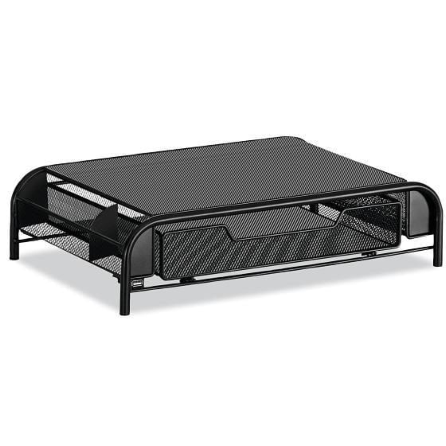 Ergonomic-Monitor-Stand-with-Built-in-Power-Outlet-Safco-Onyx-Series-3230BL