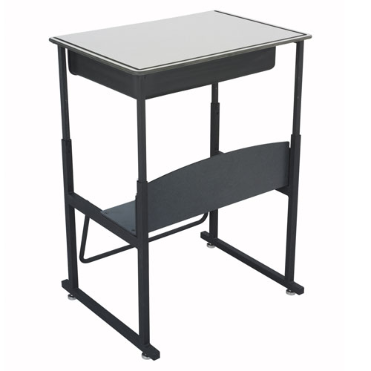 Ergonomic-classroom-desk-AlphaBetter-Safco-1204GR-with-under-desk-book-storage