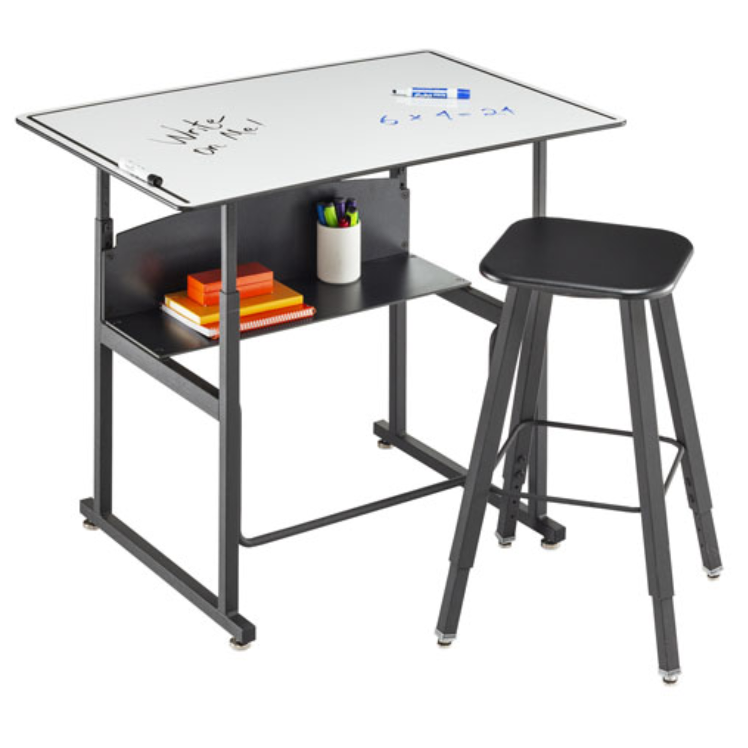 Ergonomic-classroom-desk-Safco-1208DE-dry-erase-top-AlphaBetter-series