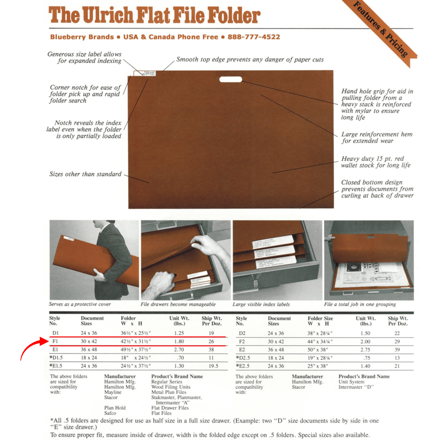 Flat-File-Folders-Ulrich-F1-For-30x42-Documents-Pack-12