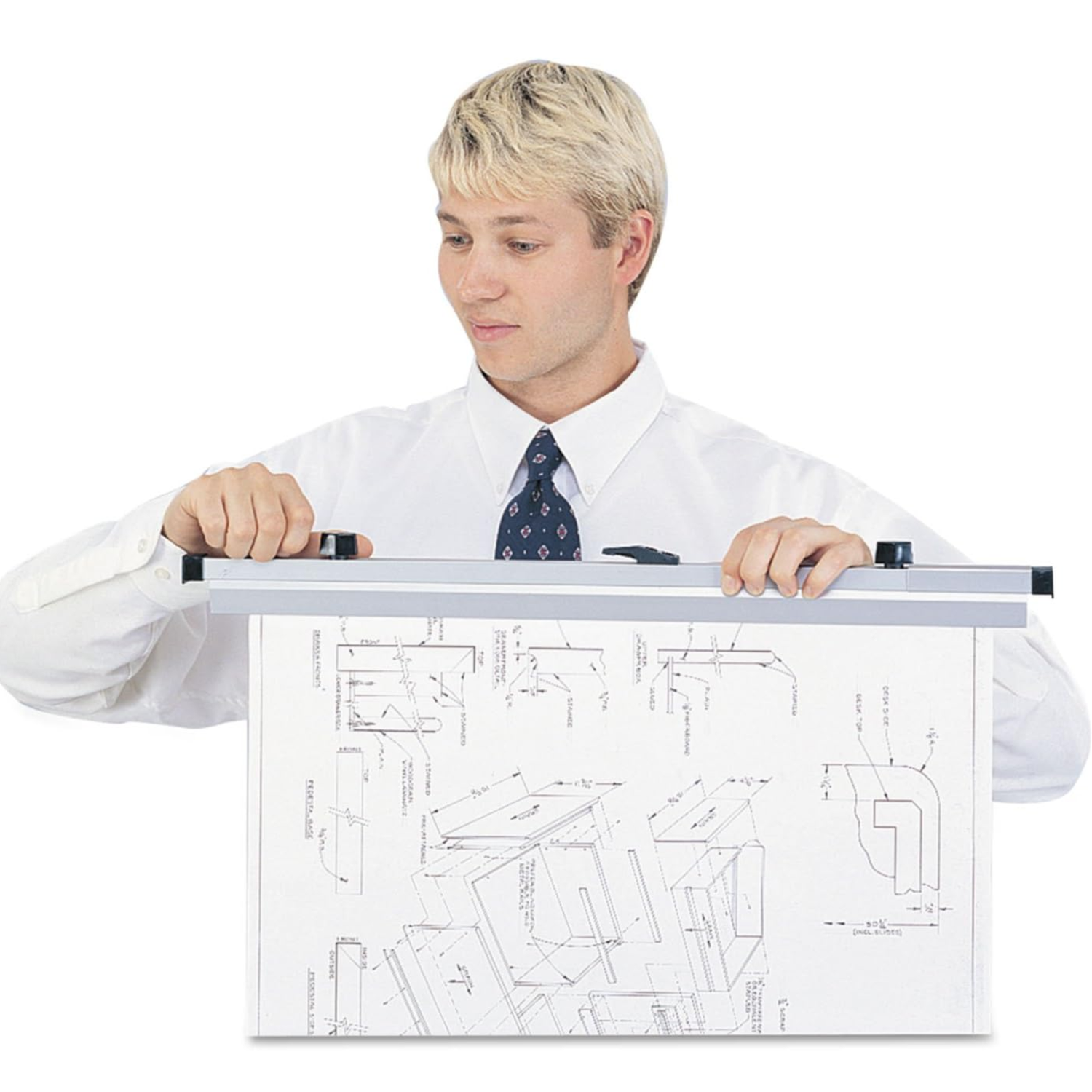 Hanging-Clamps-for-Blueprints-24-Inch-Safco-50026-6-Pack