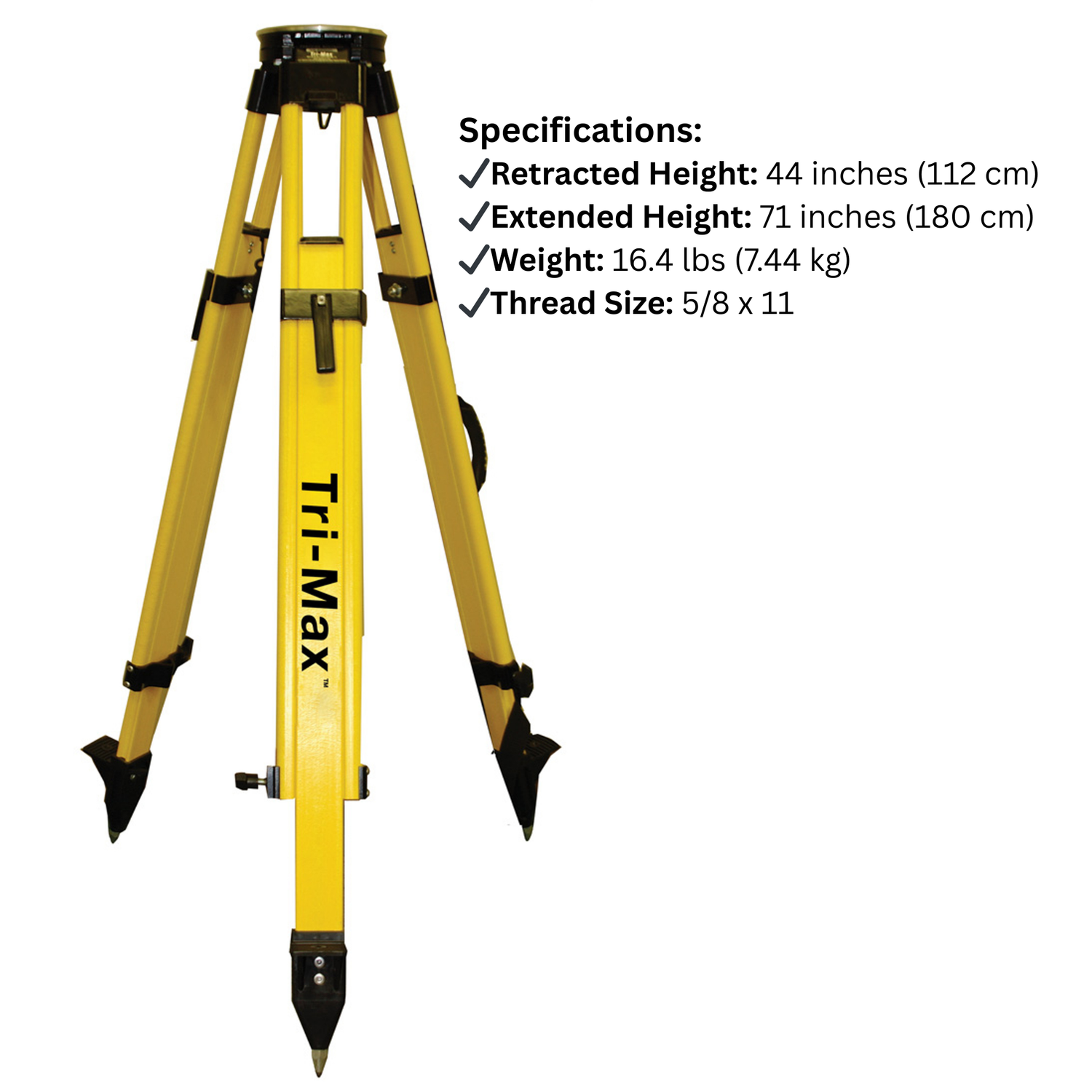 Heavy-duty-Seco-90553-tripod-with-dual-clamps-for-laser-and-total-stations