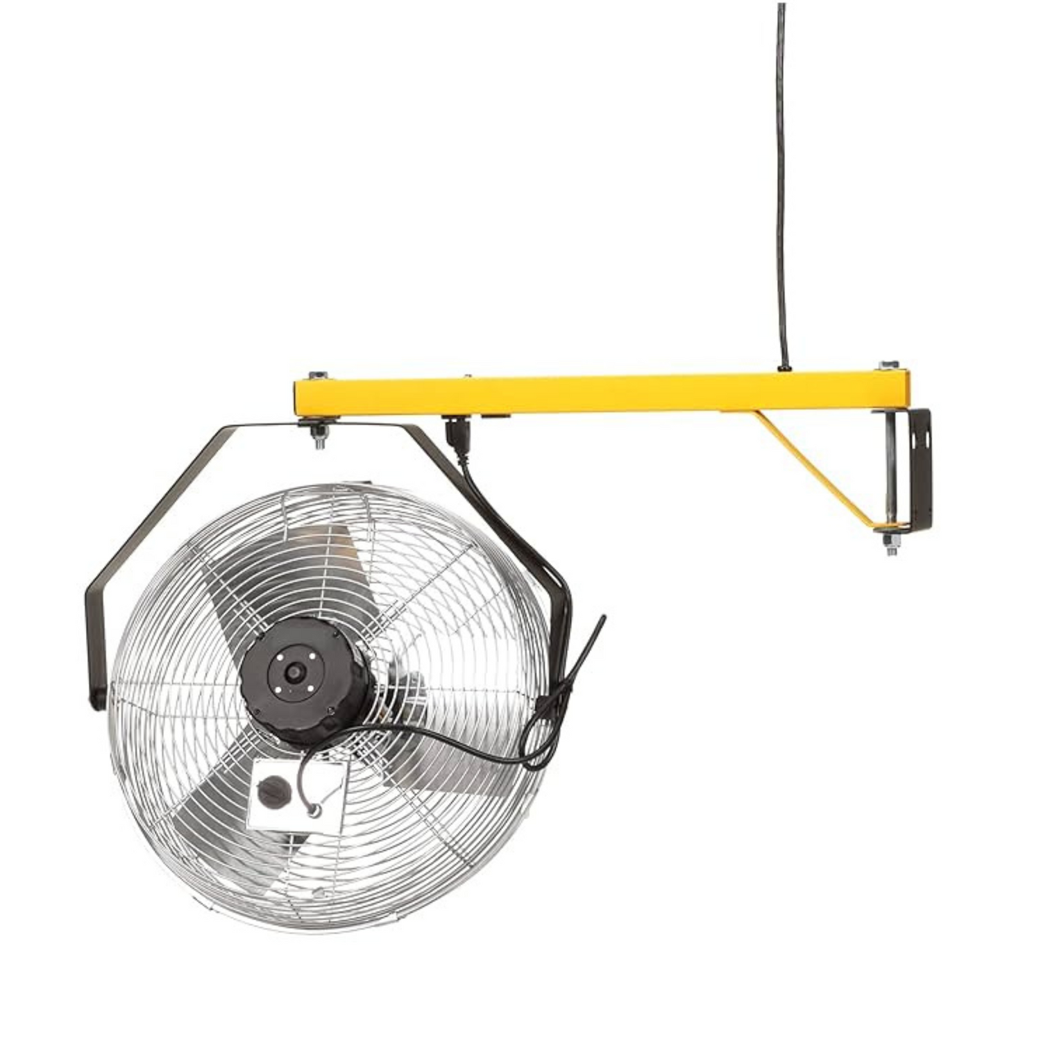 Heavy-duty-pivoting-arm-wall-fan-by-TPI-24-inch-24LDFTE