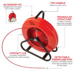 Jameson - 3/6 in. Mini-Duct Hunter Traceable Rodder parts