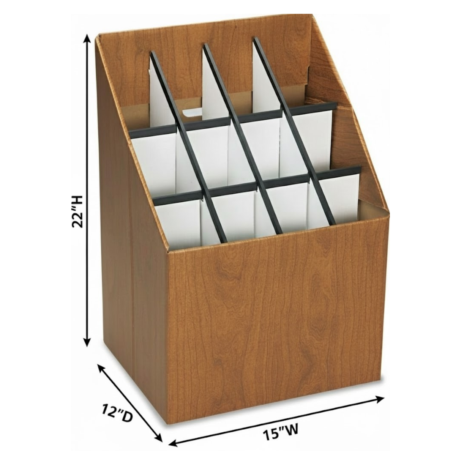 Large-Format-Document-Storage-Safco-Upright-Roll-File-12-Compartment-3079