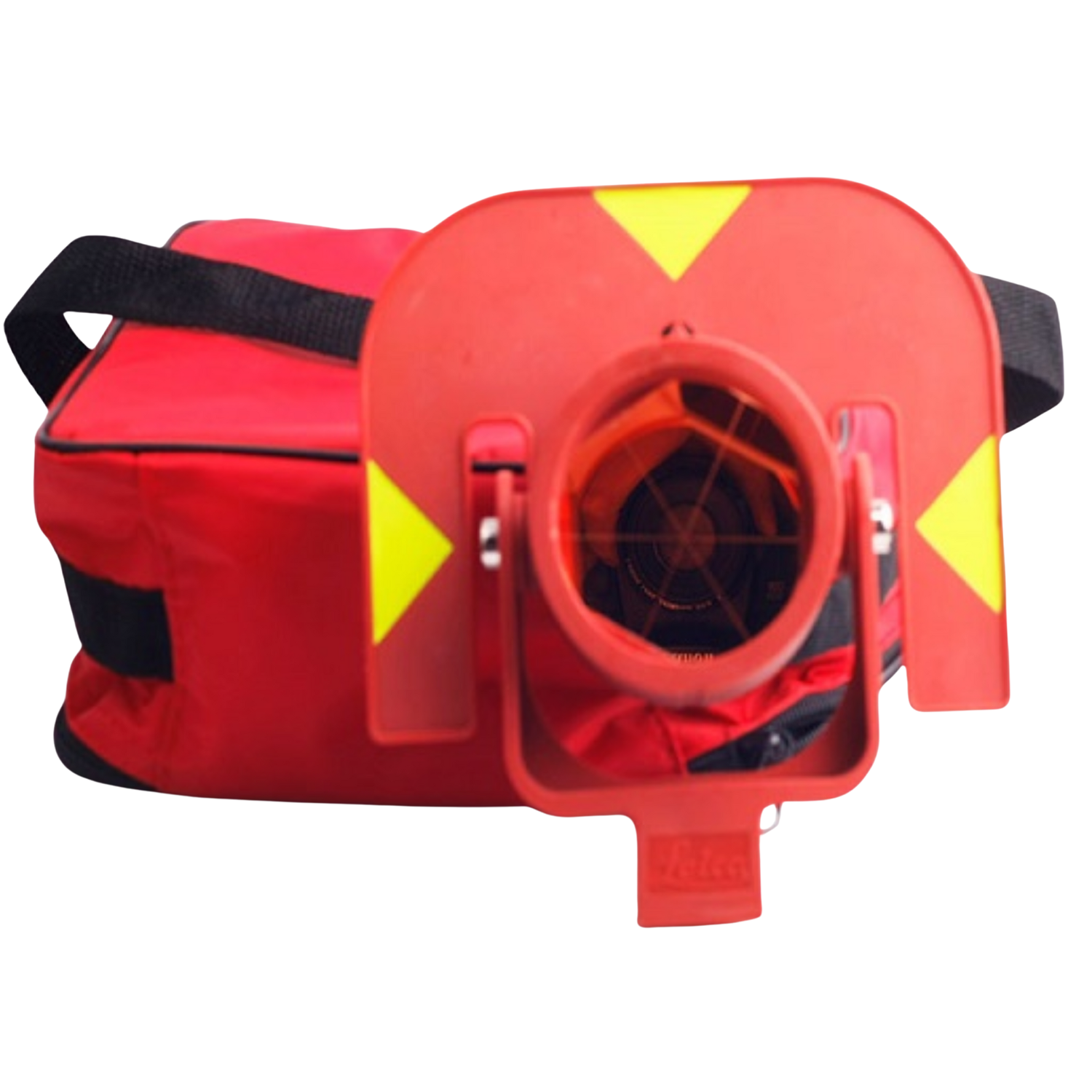 Leica-Entry-Level-Circular-Prism-GPR111-Red-Polymer-Housing