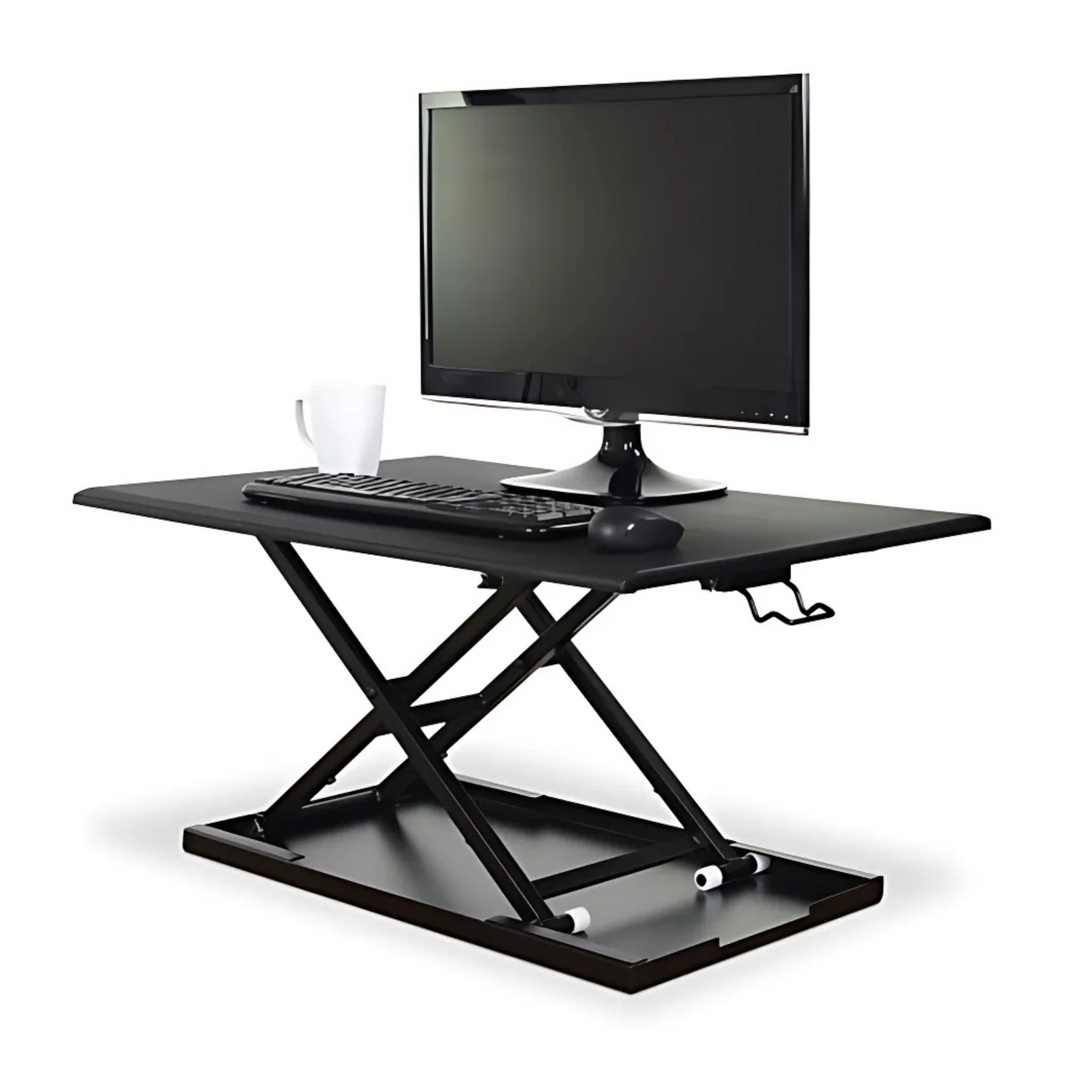Luxor-32-Inch-Pneumatic-Adjustable-Desktop-Desk-Black-CVTR32-BK