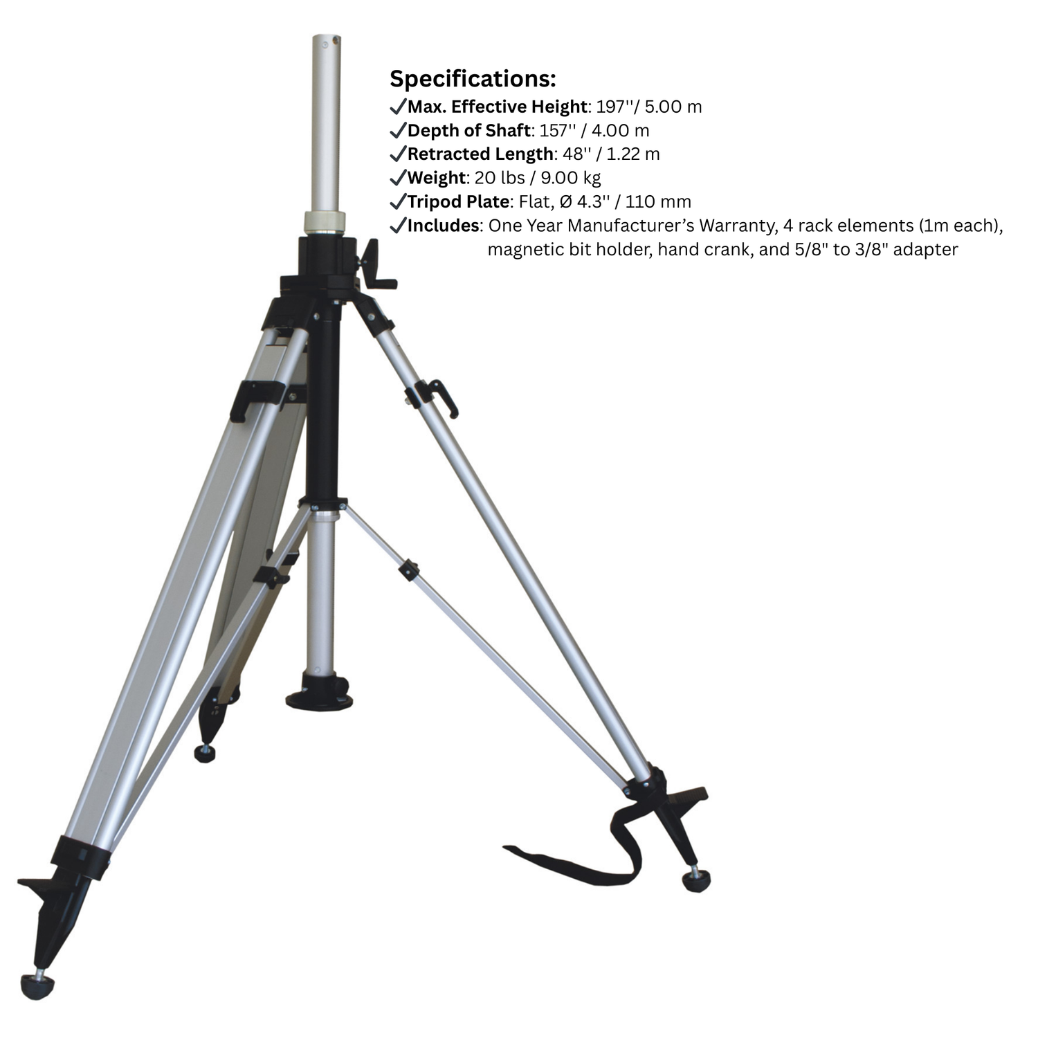 Nedo-Industrial-Line-Elevating-Tripod-model-210710-for-precise-leveling-tasks