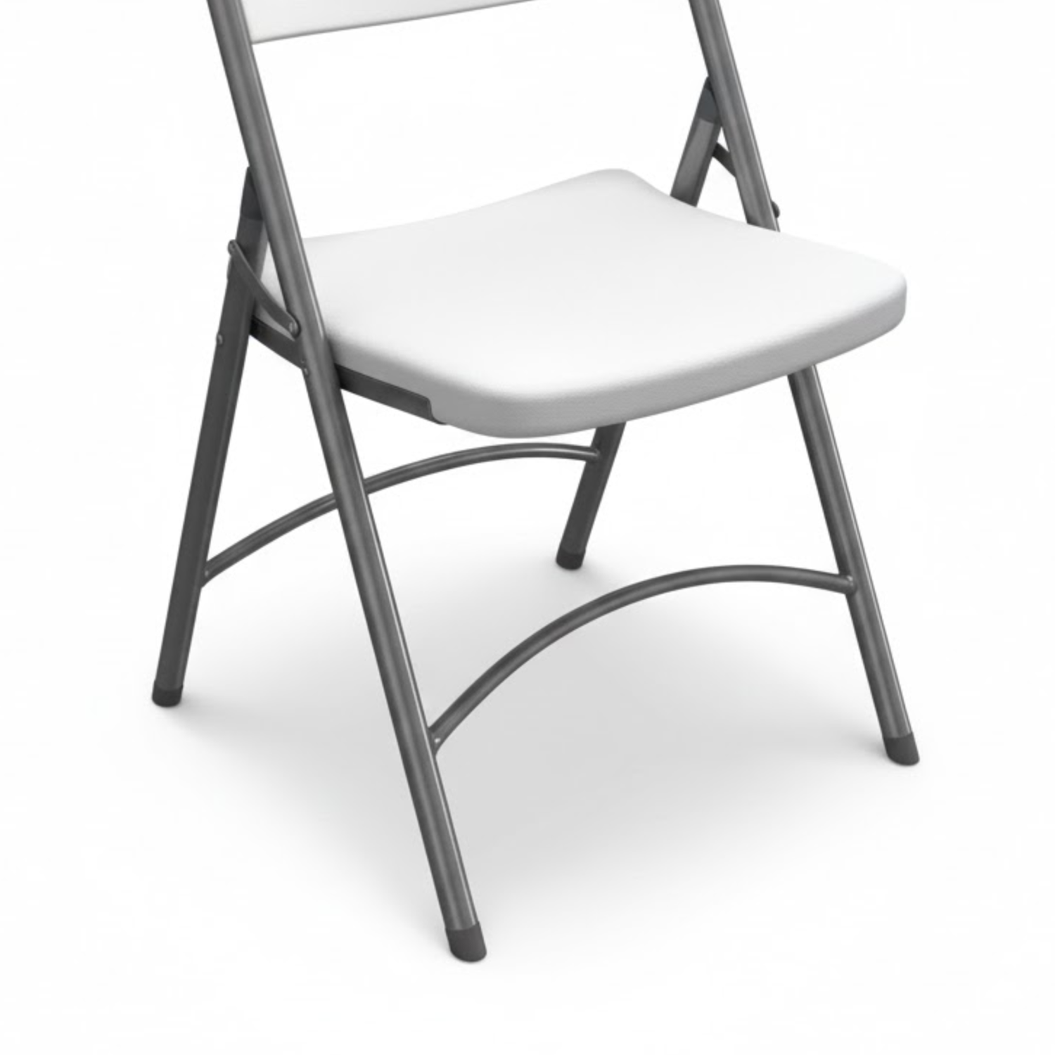 Portable-Folding-Chairs-Set-4-Safco-5000-Series-White-Seat-Gray-Frame-Commercial-Use