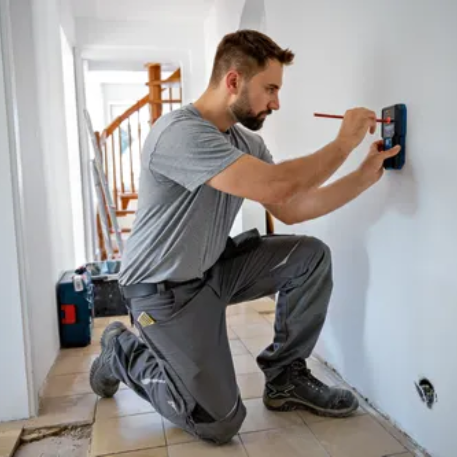 Professional-Bosch-Wall-Scanner-GMS120-27-locating-pipes-before-drilling