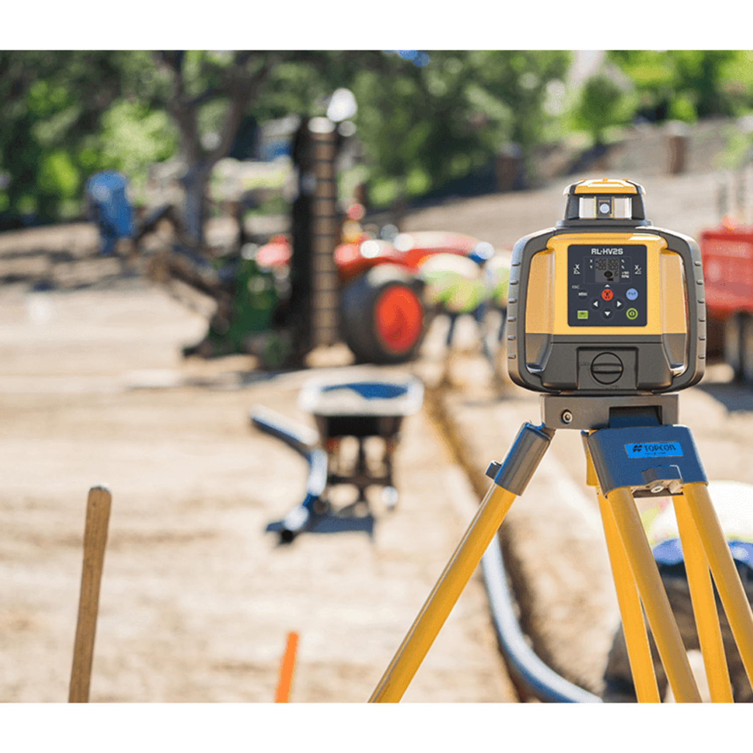 Professional-Topcon-Dual-Slope-Laser-Kit-Rechargeable-Batteries