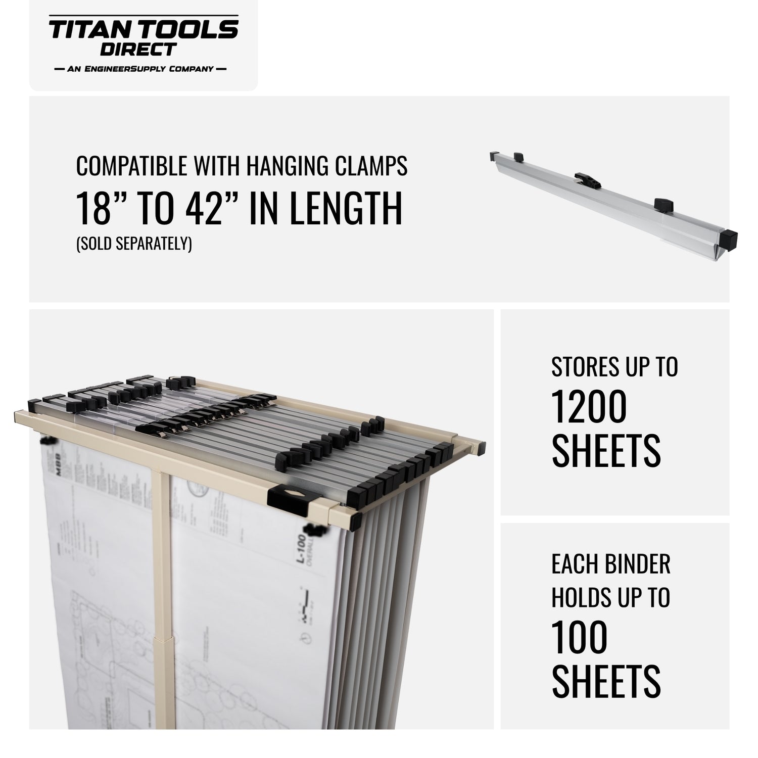 Rolling-Plan-Center-Blueprint-Stand-TTD4146-Heavy-Duty-Construction