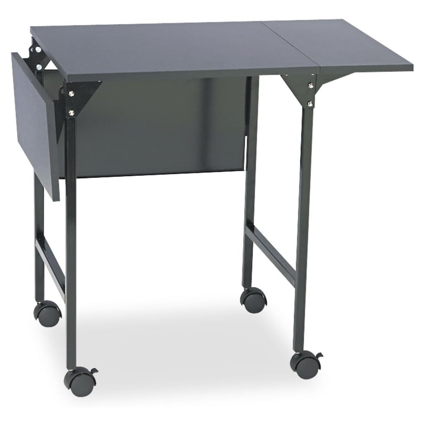 Safco-1876bl-steel-frame-printer-cart-with-swivel-wheels