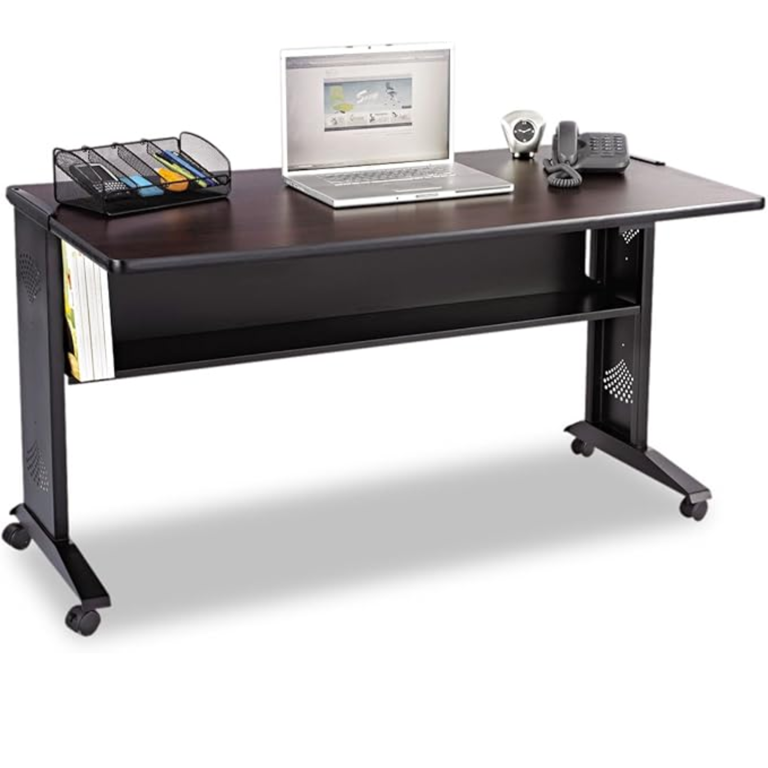 Safco-1933-Mobile-Desk-with-54-Inch-Reversible-Desktop-Surface