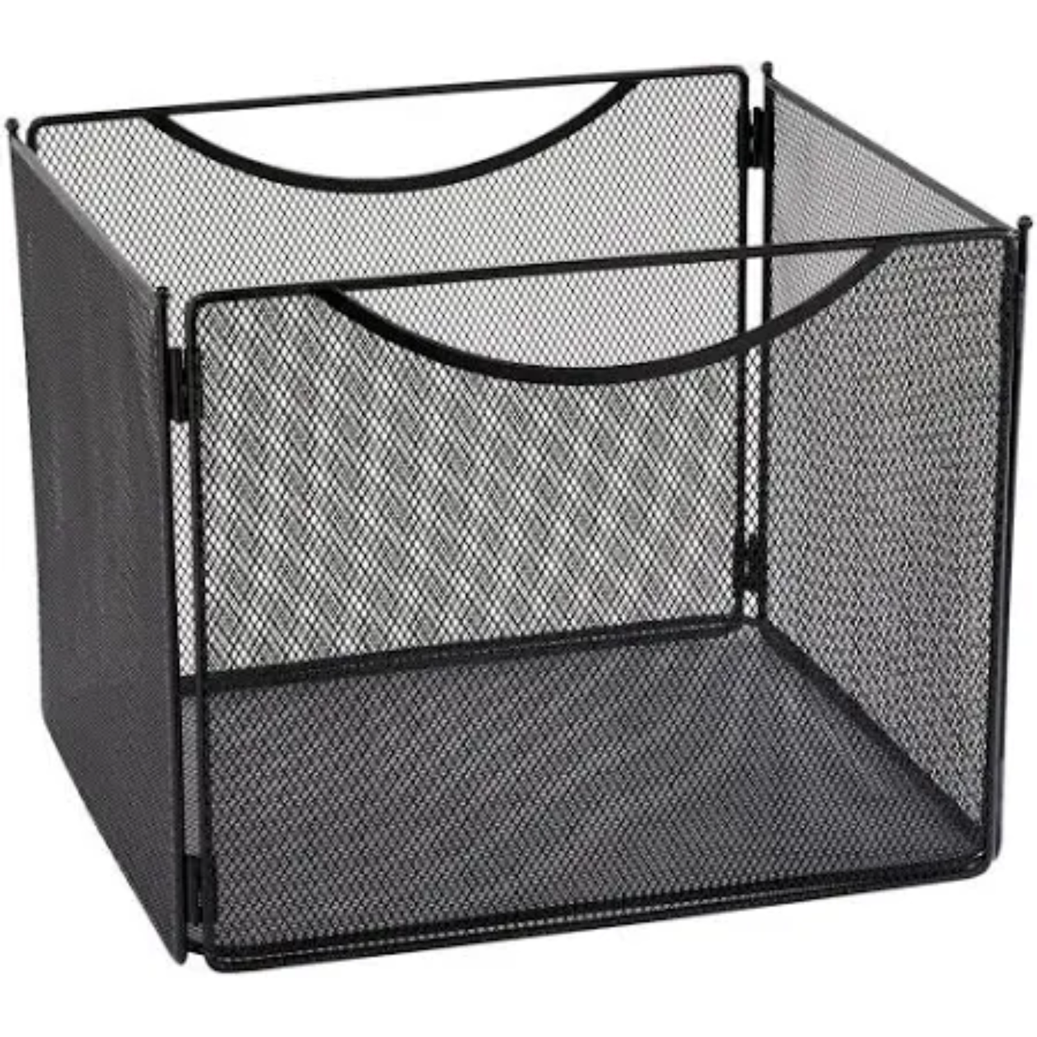 Safco-2170bl-onyx-series-black-mesh-desktop-box-file-organizer