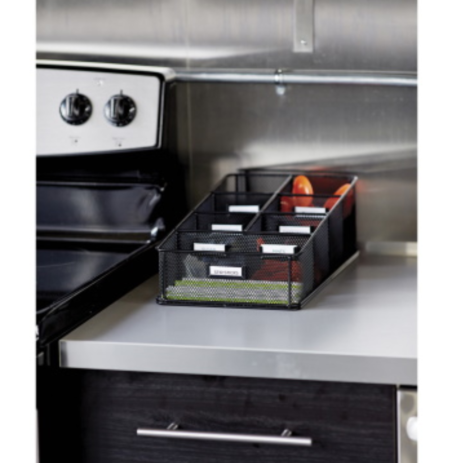 Safco-3291bl-onyx-series-mesh-coffee-condiment-organizer-black