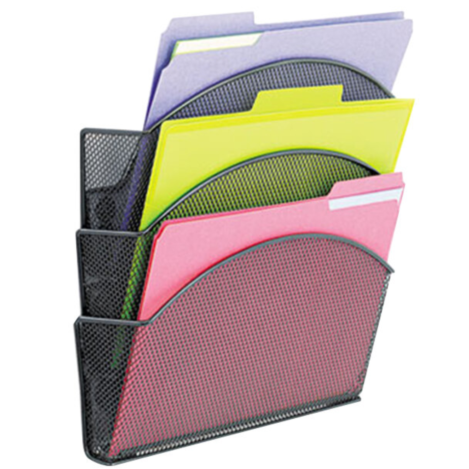 Safco-4175bl-onyx-series-magnetic-wall-file-organizer-black