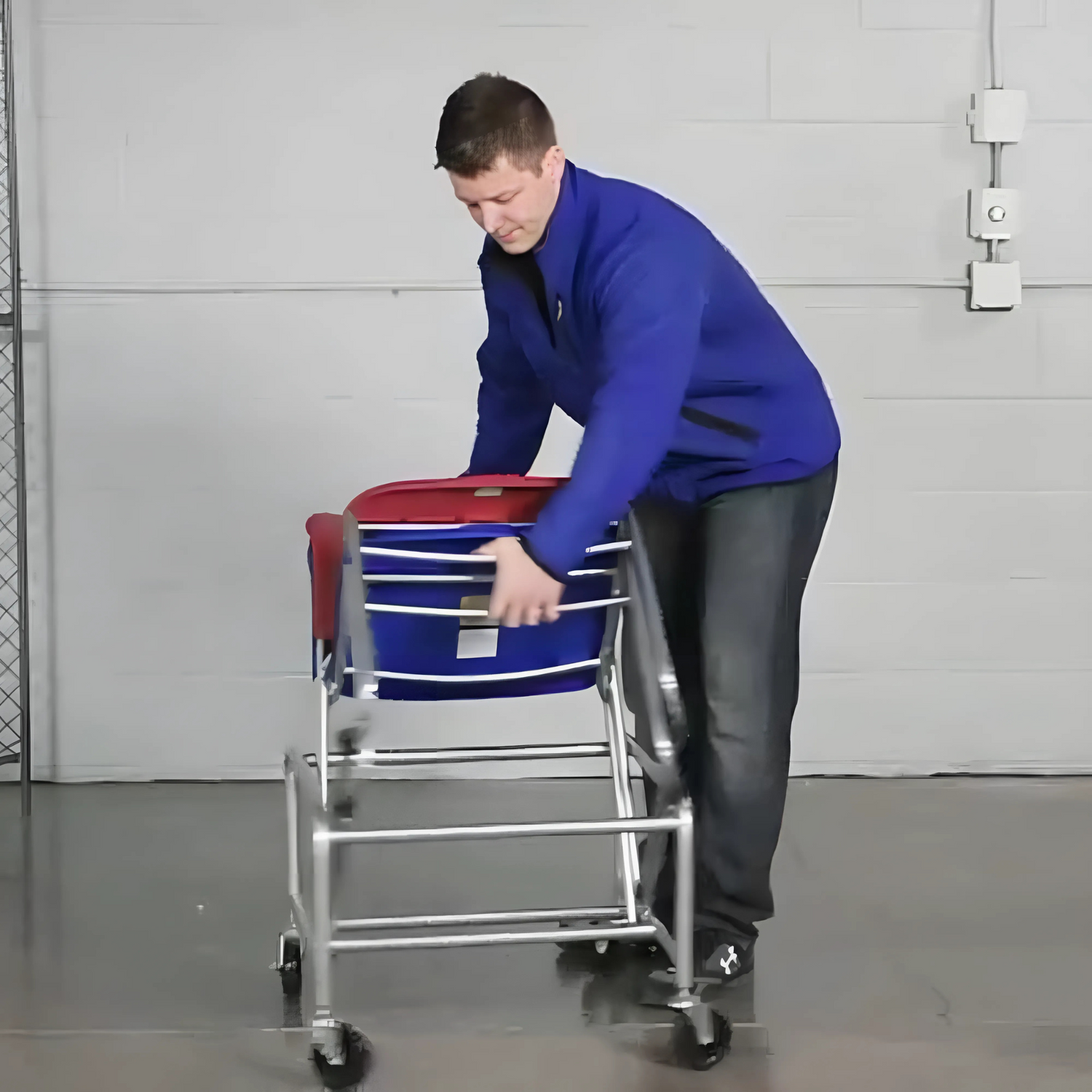 Safco-4190SL-chair-cart-for-sled-base-stacking-chairs-silver