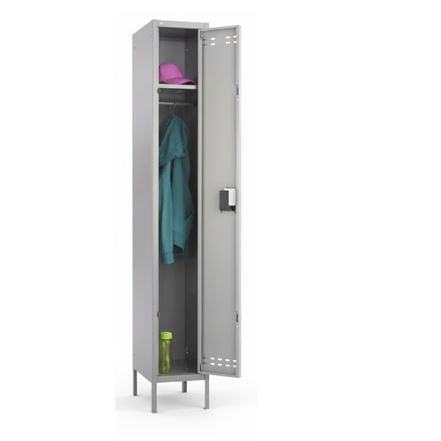 Safco-5522GR-single-compartment-steel-locker-for-secure-storage