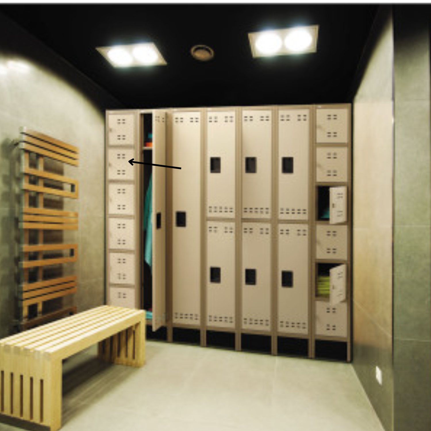 Safco-5524TN-tan-steel-box-locker-small-personal-items