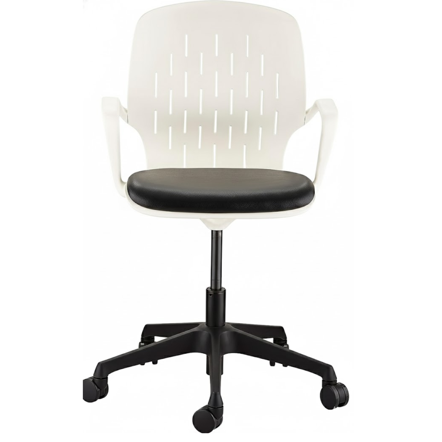 Safco-7013WH-Shell-Task-Chair-White-Finish-Swivel-Base