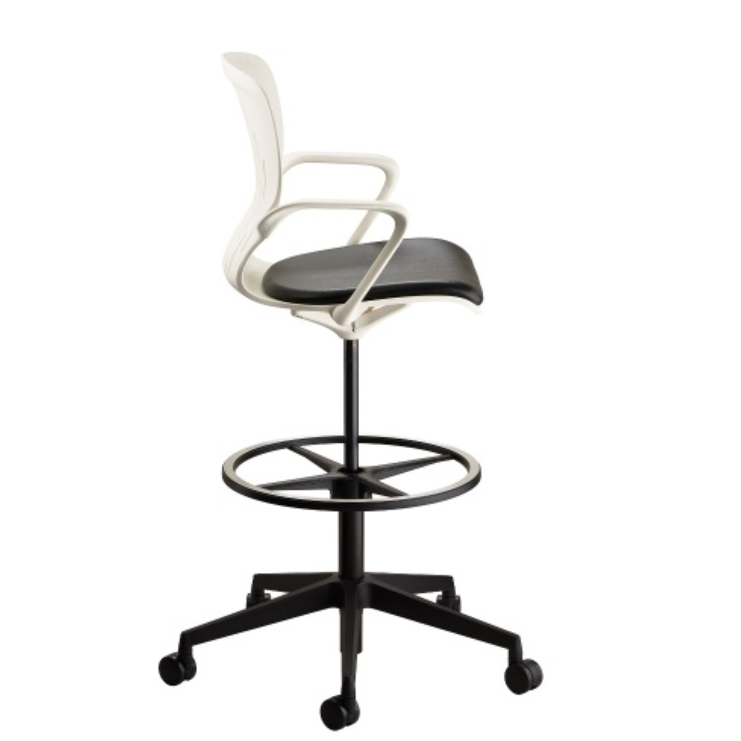 Safco-7014WH-White-Shell-Extended-Height-Chair-with-Footring