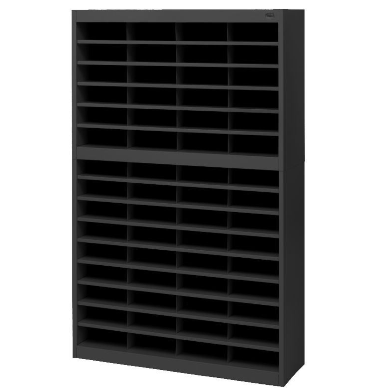 Safco-9231BLR-E-Z-Stor-literature-file-organizer-black-desktop-or-shelf-unit
