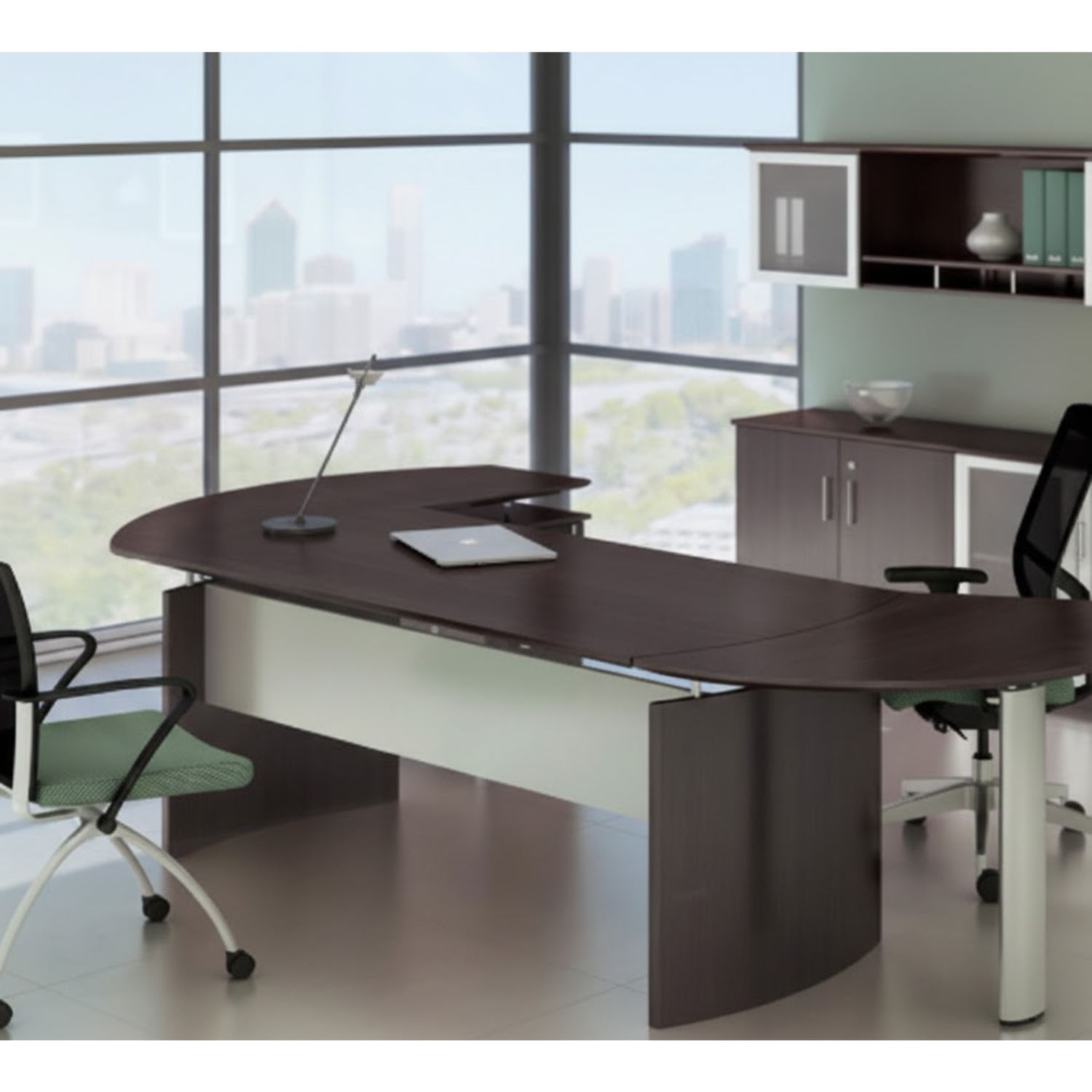 Safco-MNEXTRLGS-Medina-Series-Right-Curved-Desk-Return-Gray-Steel-Finish