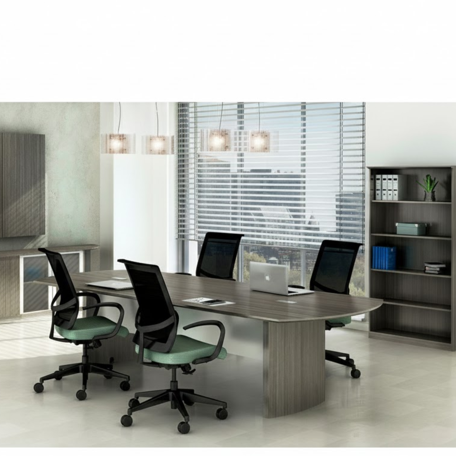 Safco-Medina-MNC8-Conference-Table-with-Silver-Detailing-8-Foot-Design