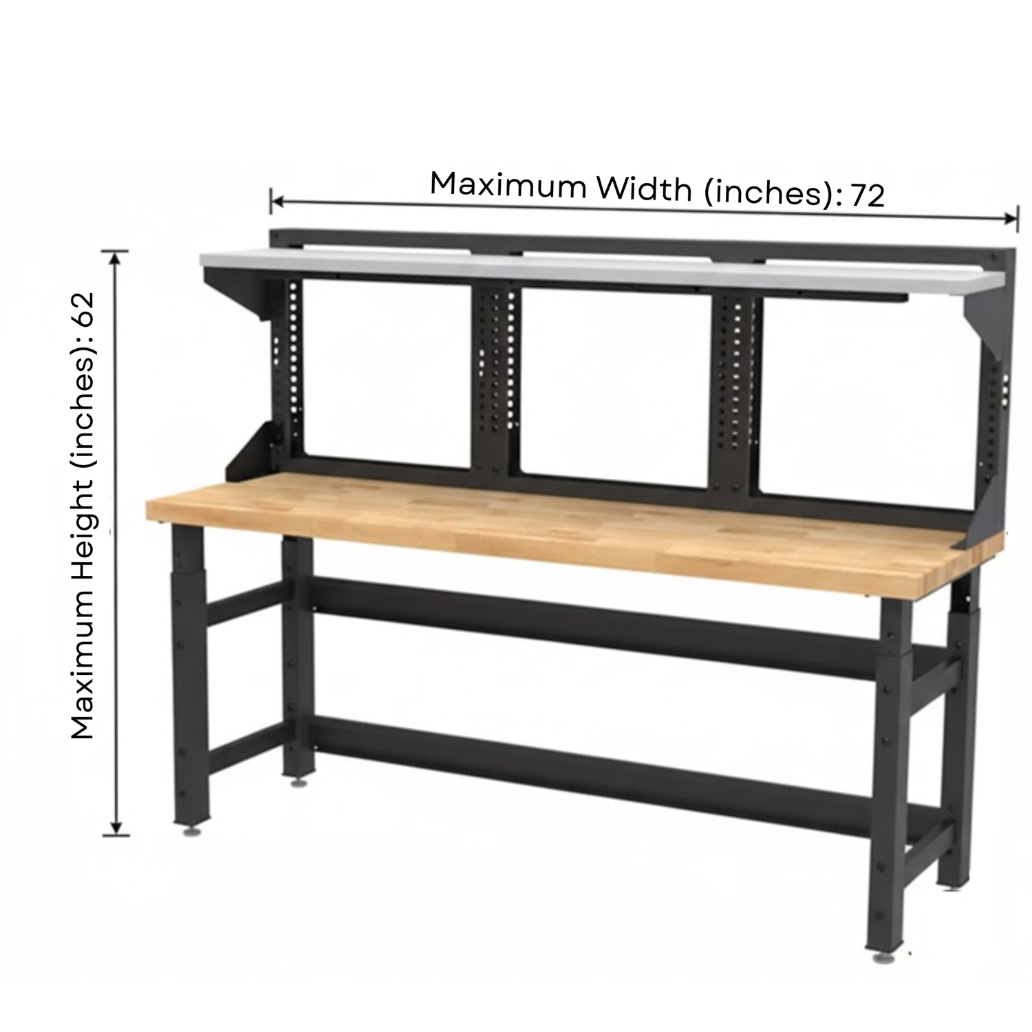 Safco-TWTYP11-TechWorks-Workstation-Typical-11-Industrial-Steel-Desk-System