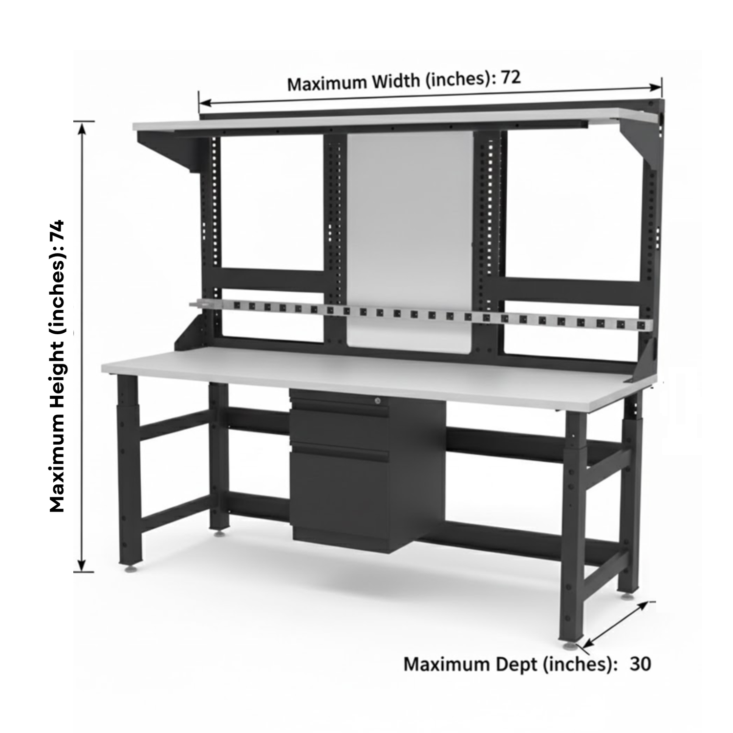 Safco-TWTYP4-TechWorks-Workstation-Typical-4-Steel-Frame-Technical-Desk
