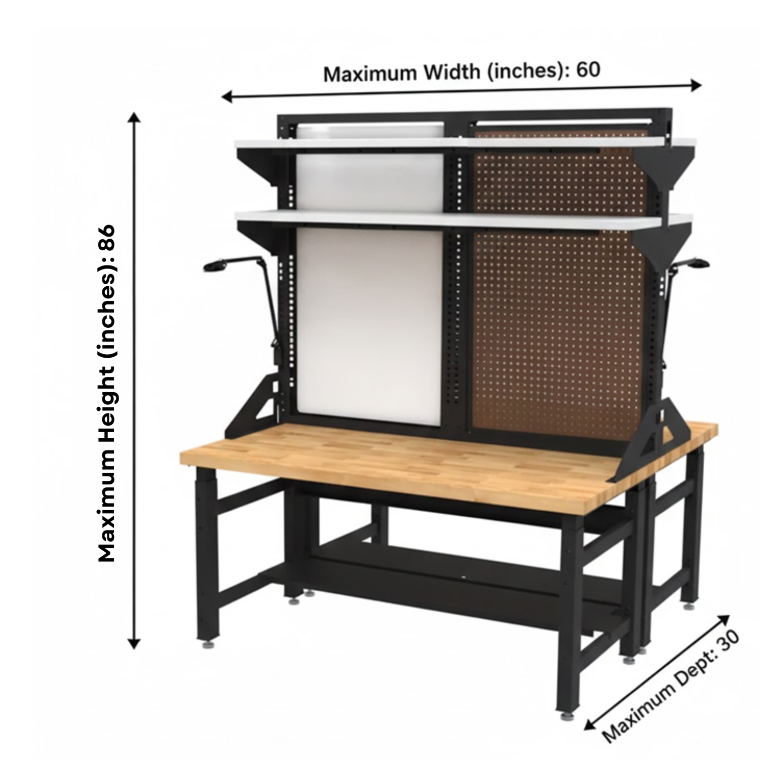 Safco-TWTYP5-TechWorks-Workstation-Typical-5-Industrial-Grade-Computer-Desk