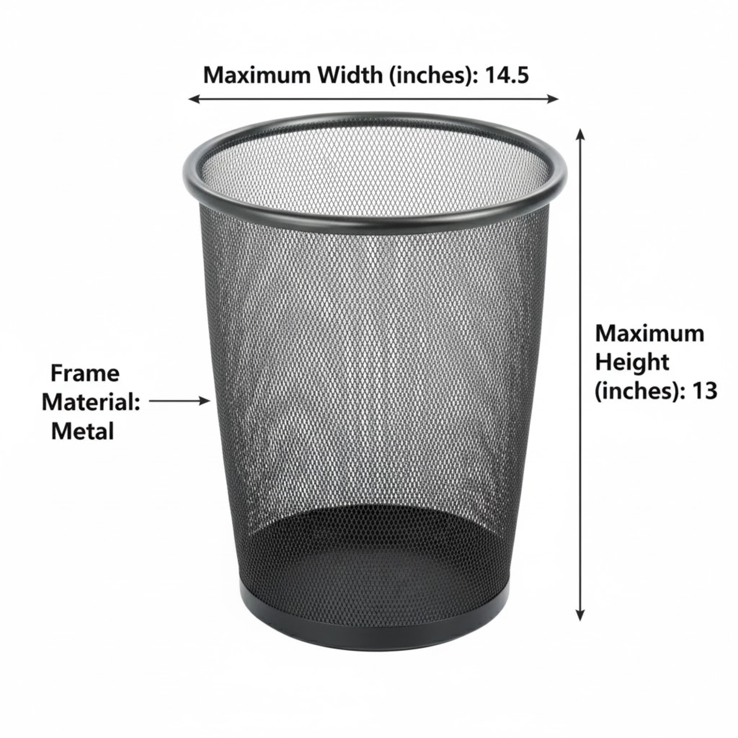 Safco-Three-Pack-Black-Mesh-Round-Wastebaskets-Office-Trash-Bins