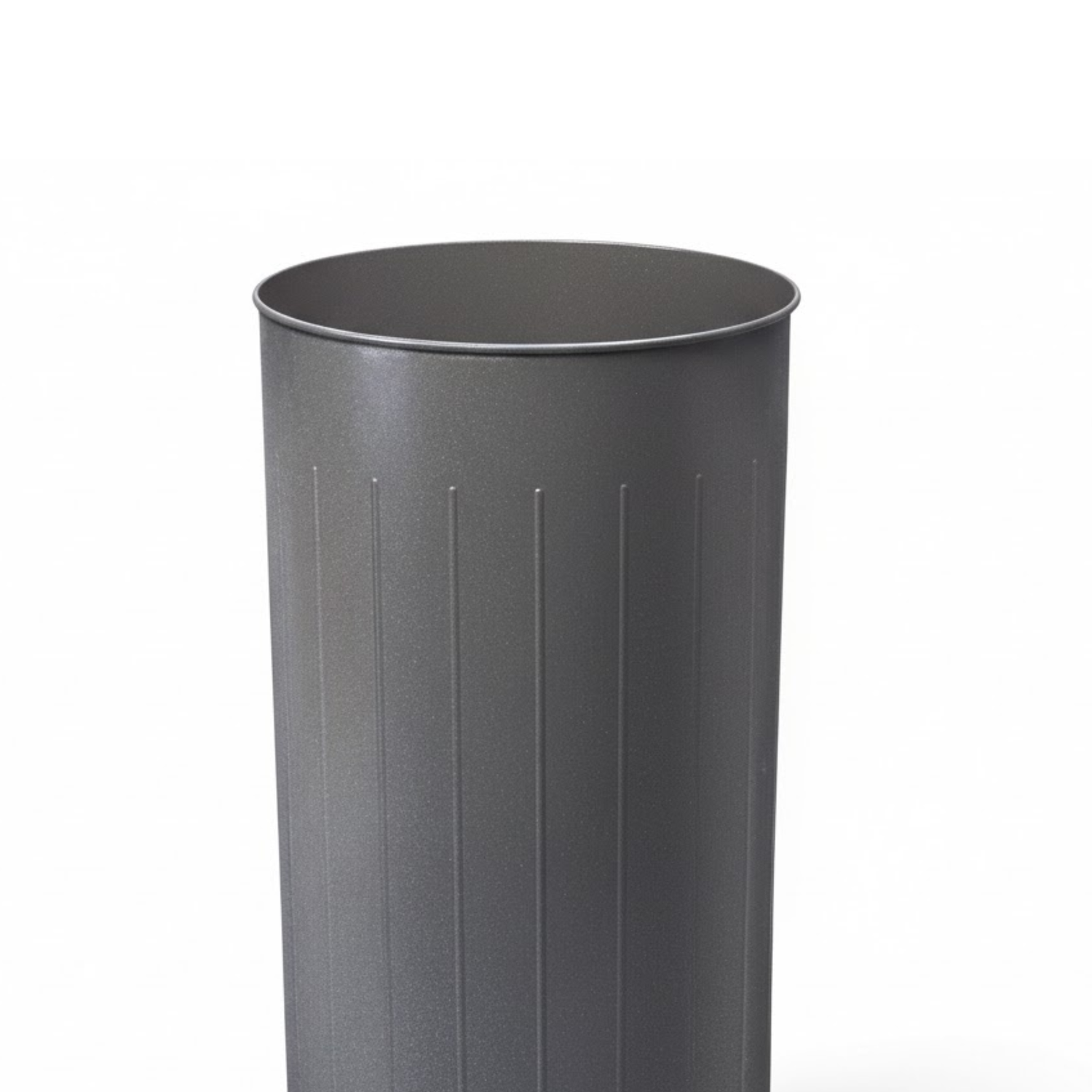 Safco-Three-Pack-Charcoal-Round-Wastebaskets-80-Qt-Commercial-Bins