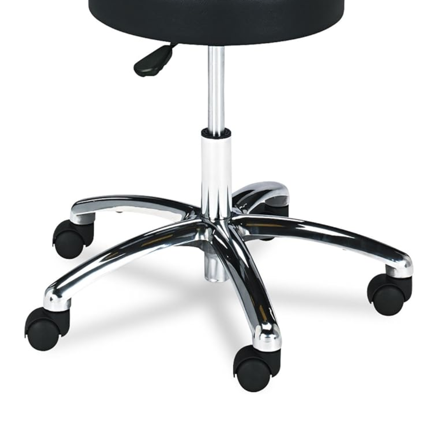 Safco-pneumatic-lab-stool-black-3431BL-for-science-healthcare-settings