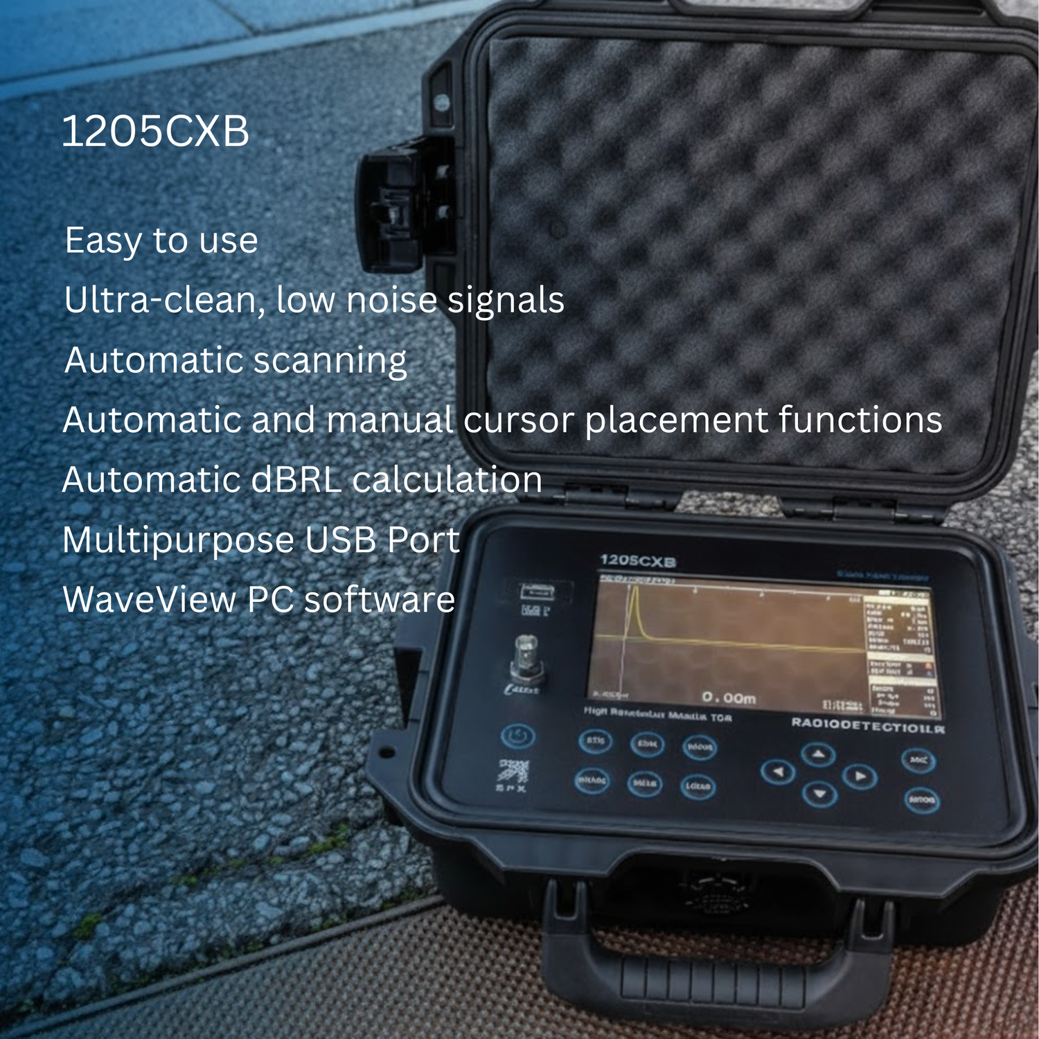 Schonstedt-10-1205CXB-US-TDR-Cable-Analyzer-and-Fault-Finder