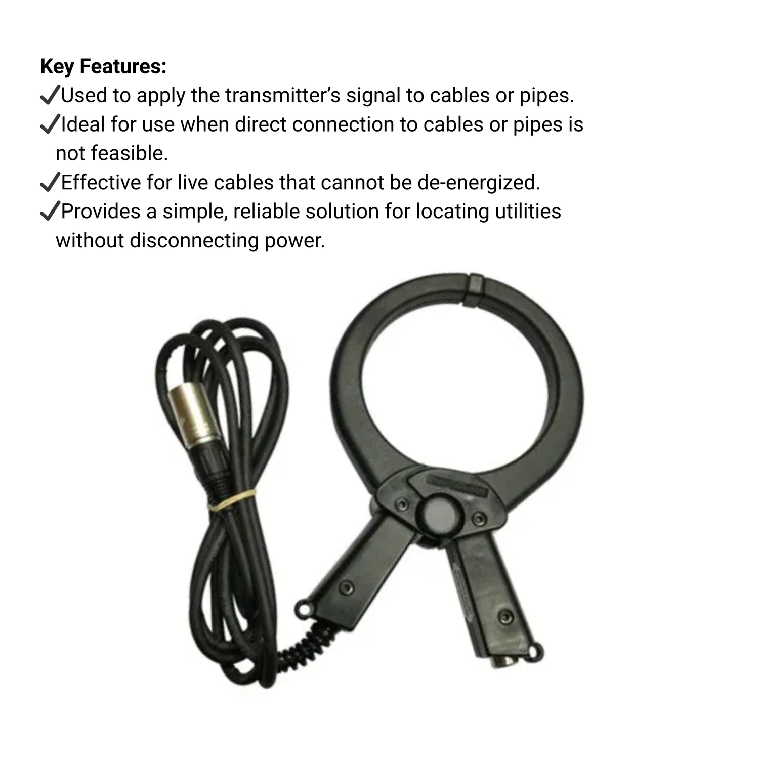Schonstedt-u-LOCATE-Transmitter-Clamp-5-Model-10-GENNY-CLAMP-5