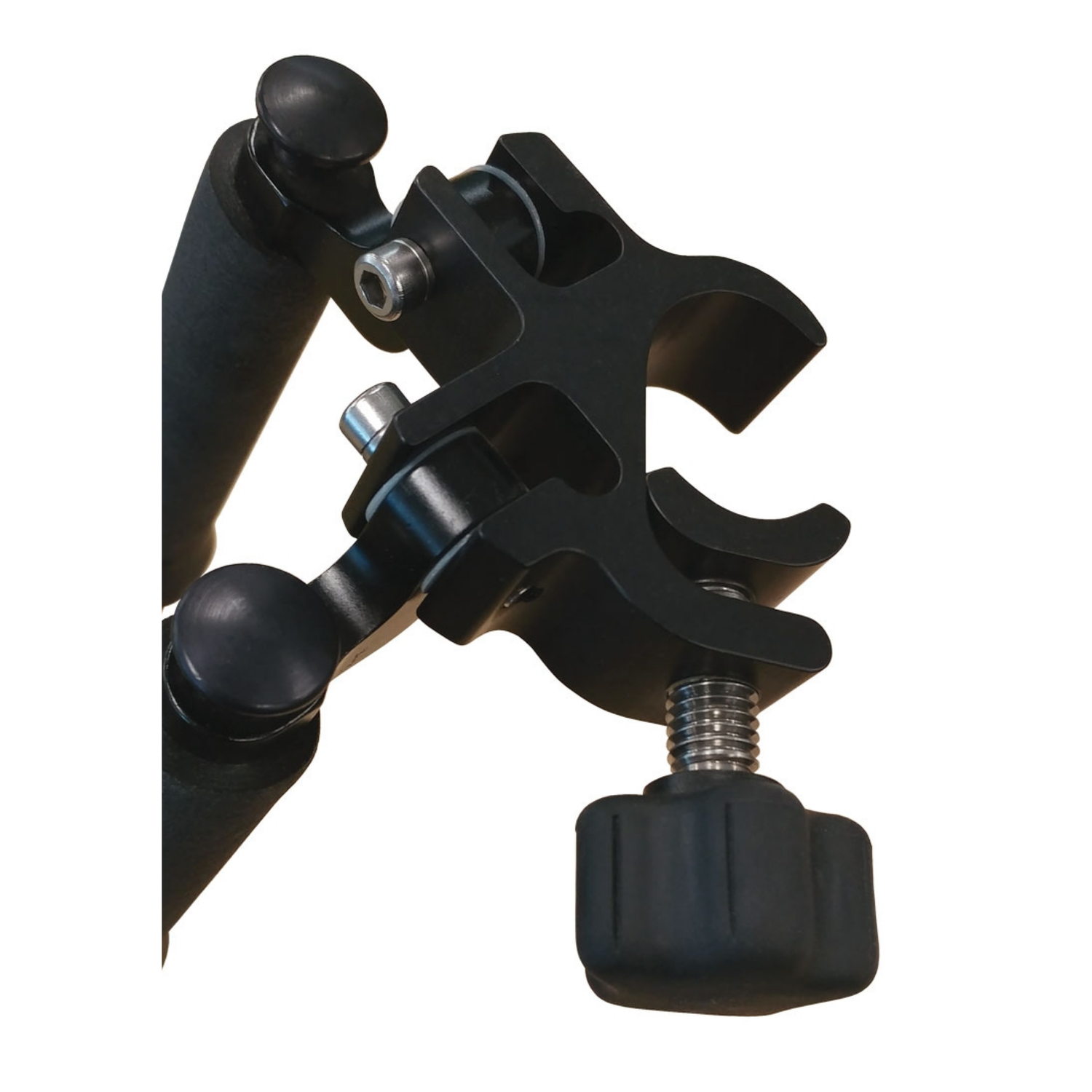 Seco-Thumb-Release-Bipod-5217-04-FLY-for-prism-poles-fluorescent-yellow-finish