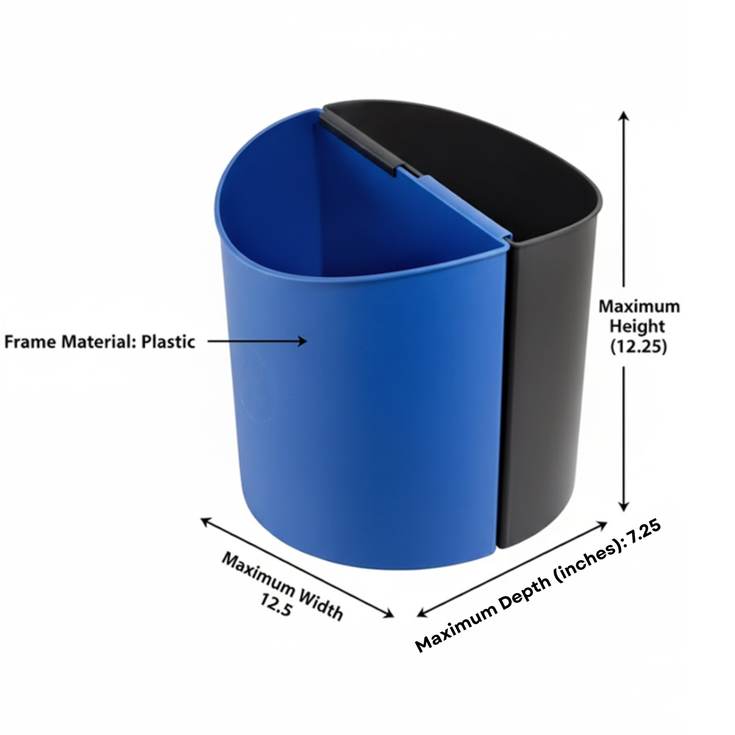 Small-Capacity-Desk-Recycling-Bin-Safco-Black-and-Blue-9927BB