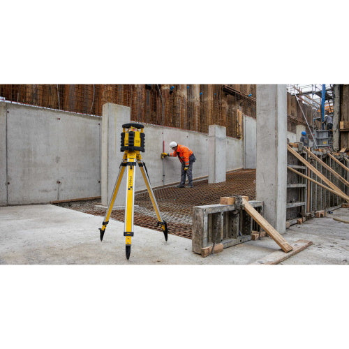 Stabila LAR 350 Rotary Laser with Dual Slope Set - on site 