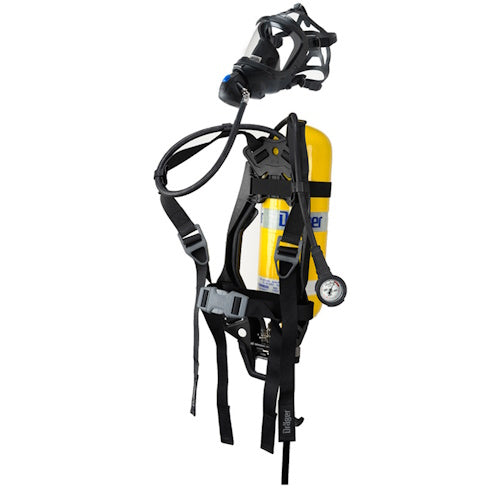 Draeger - PAS Lite Kit 2216 PSI w/ Panorama Nova Mask, 30 Minute Aluminum Cylinder & SCBA Case (4046193)