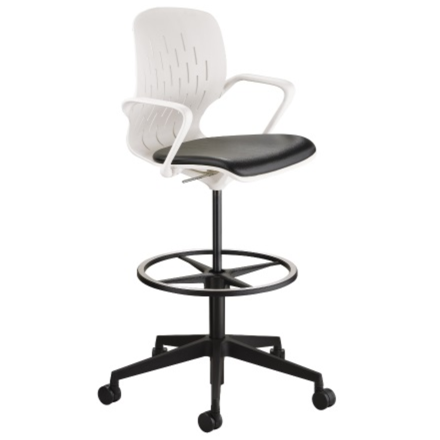 Tall-Safco-Shell-Desk-Chair-White-7014WH-Plastic-Seating