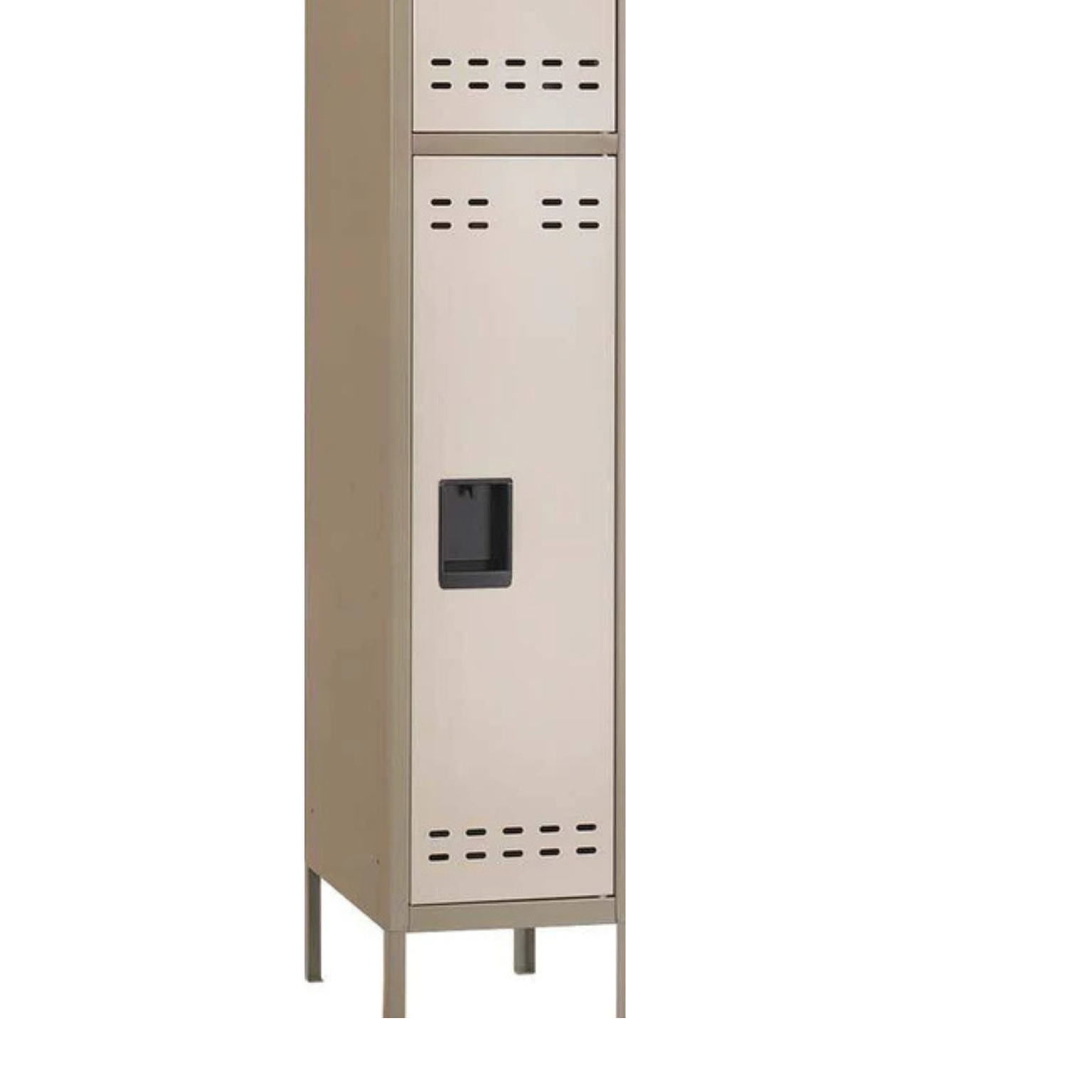 Tan-safco-5523TN-steel-double-tier-locker-personal-storage