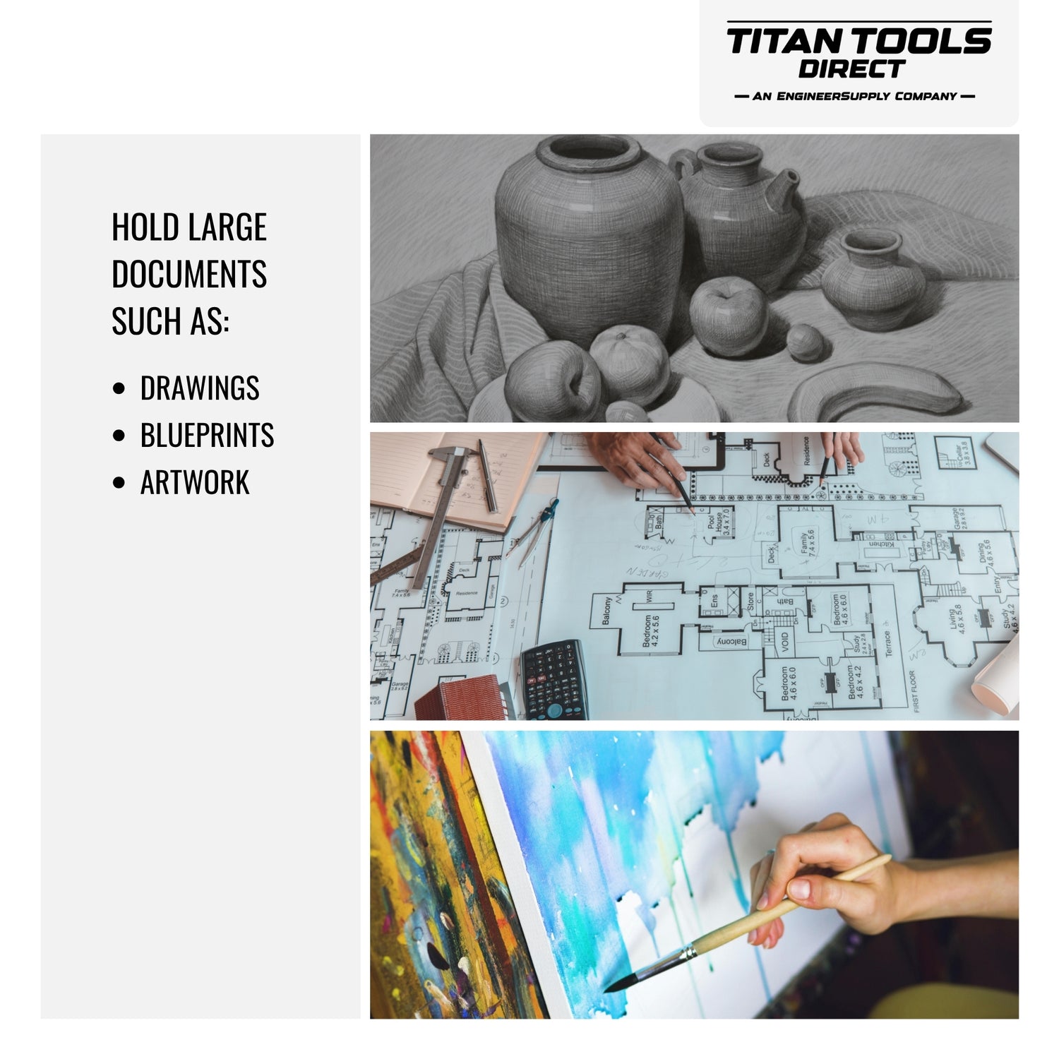 Titan-Tools-Premium-Mobile-Stand-for-Hanging-Clamps-Blueprint-Storage